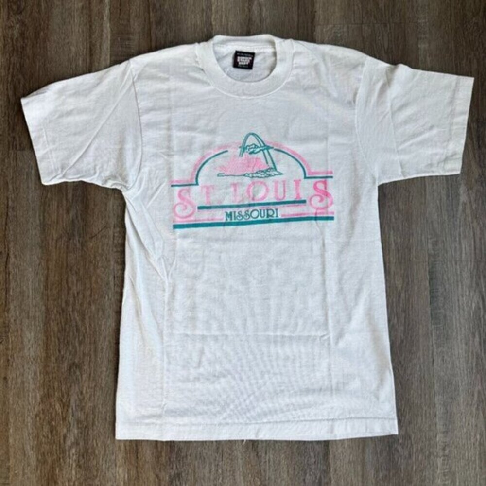 Vintage St Louis Missouri T-Shirt Screen Stars Best Medium​
